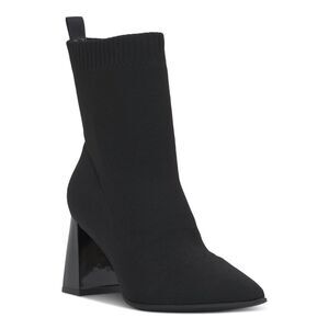 INC Womens Black Flexible Ximena Pointed Toe Block Heel Heeled Boots 5.5 M